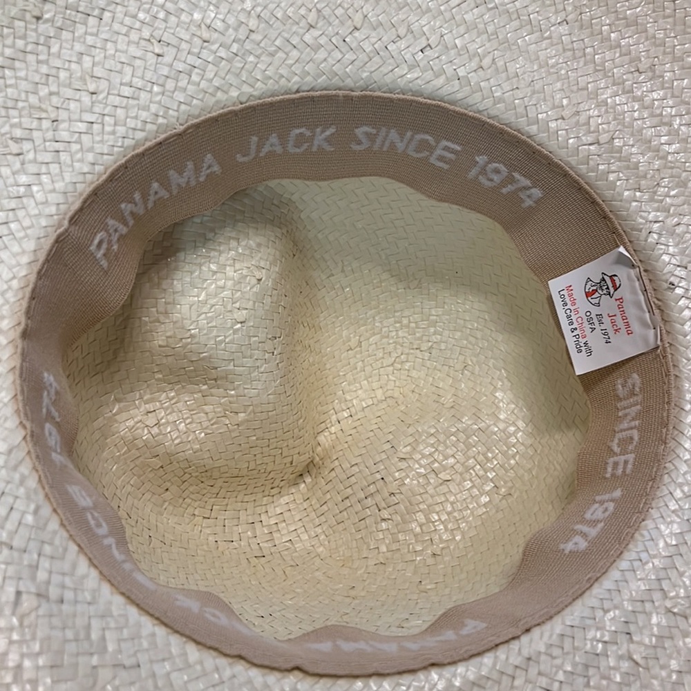 Womens wide brim Panama Jack Sun Hat - Picture 4 of 4